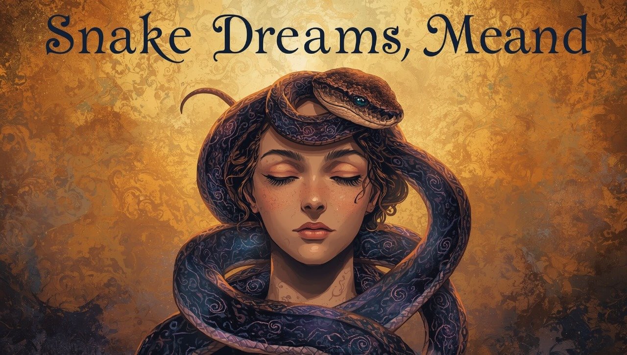 Illustration representing snake dreams, highlighting spiritual meanings and psychological interpretations for understanding subconscious signals.